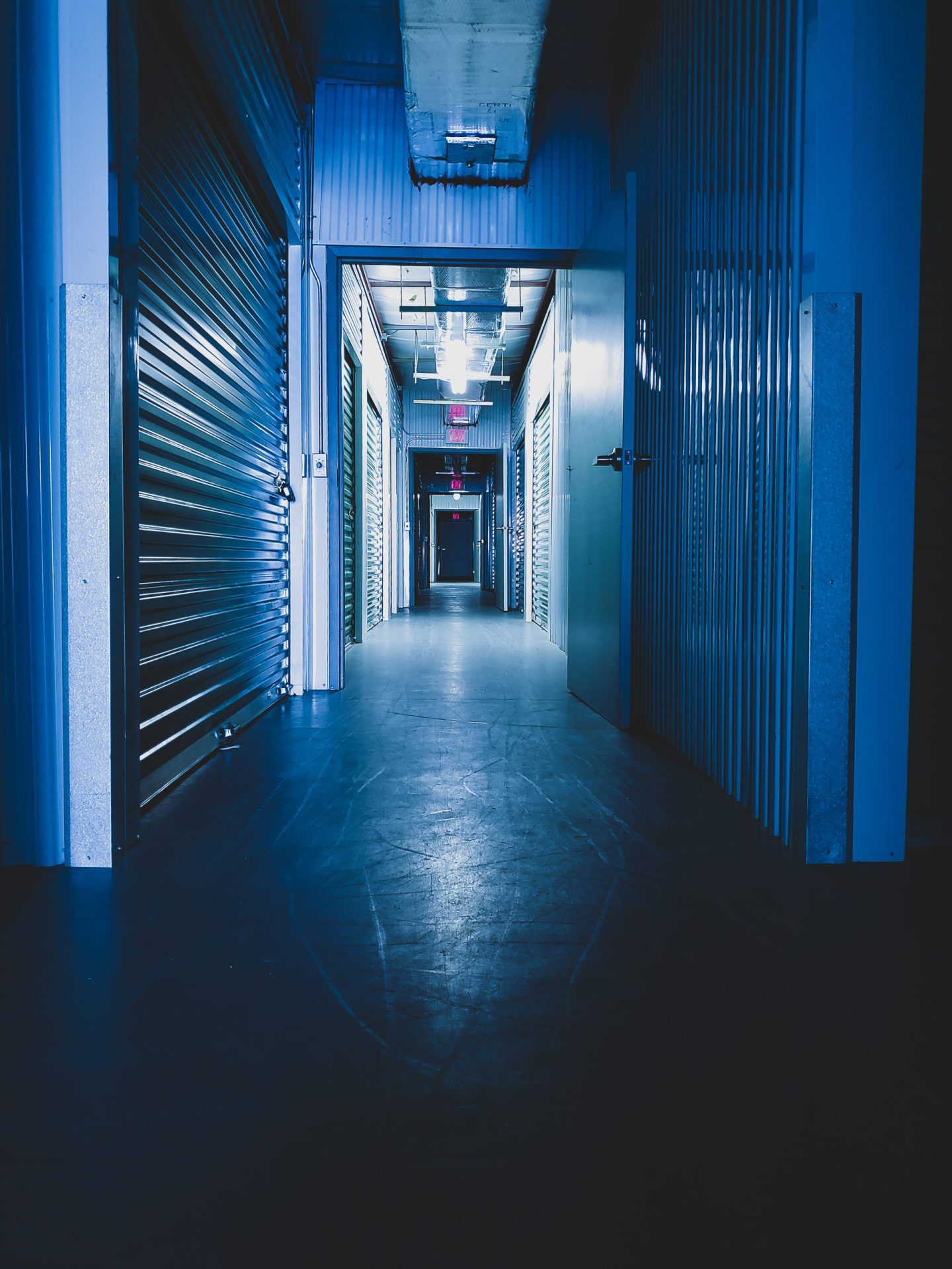 Storage Facility at night